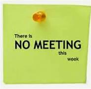 No meeting